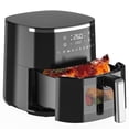 thumbnail image 1 of Air Fryer 6QT Toaster Oven, Kitchen Appliances with 8 Cooking Presets, 8-in-1 Max Crisp, Air Fry, Roast, Bake, Reheat and Dehydrate, 140°–400°F, Precise Heating Even Results for Kitchen, 1 of 8