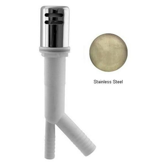 Air Gap Kit with Standard Brass Cap - Stainless Steel