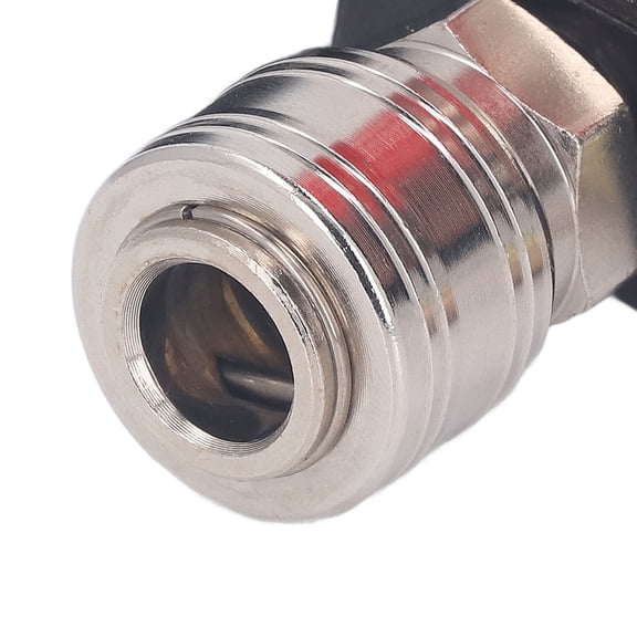 Air Gauge Regulator Air Compressor Regulator, 0-180 PSI Air Gauge Regulator 4 Way Valve for Pneumatic Tools 1/2in NPT