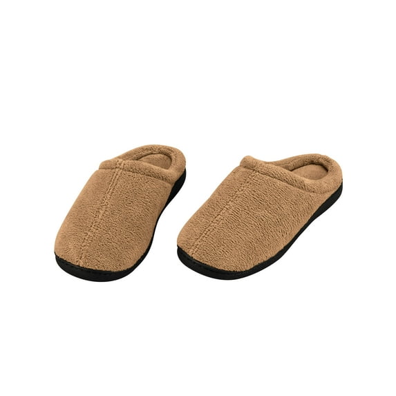 Air Gel Slippers by Silver StepsTM - Ultimate Comfort and Support - Soft Microfiber, Gel Sole, and Memory Foam Lining - Non-Slip Outsole - Available in Multiple Sizes for Men and Women, Size MED