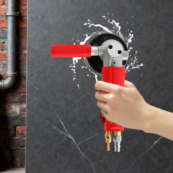 Air Grinder, Air Wet Stone Polisher, Air-Powered Stone Polisher, Wet Type Straight Shank Pneumatic Grinder for Polishing Marble, Granite, Stone, and Ceramics.