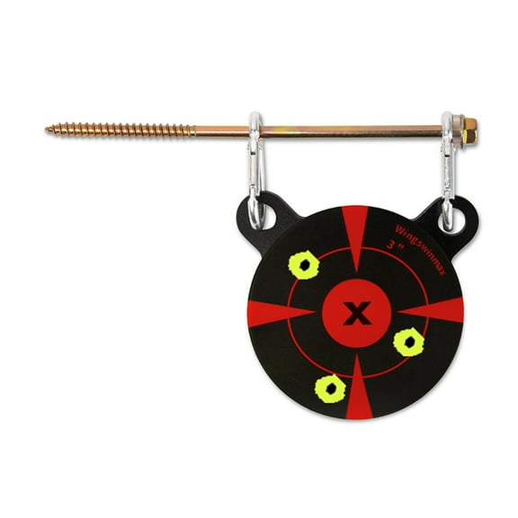 Air Gun Target with Slpatter Target Stickers Screwed Thick 3" Target for Outdoor