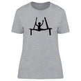 thumbnail image 1 of Air Gymnastics Split T-Shirt Women -Image by Shutterstock, Female XX-Large, 1 of 2