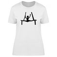 thumbnail image 1 of Air Gymnastics Split T-Shirt Women -Image by Shutterstock, Female x-Large, 1 of 4