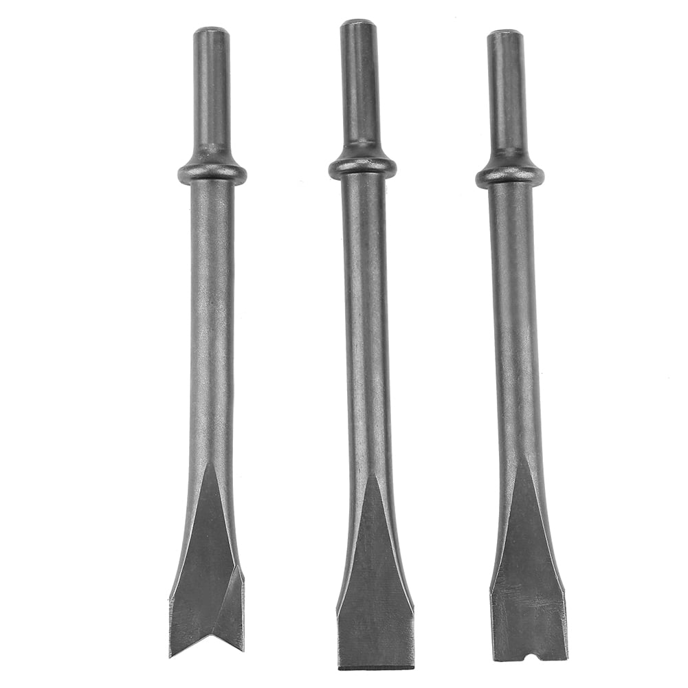 Air Hammer 3pcs Air Hammer Chisel Set Extra Long Round Shank Pneumatic Hammer Bit Set Walmart