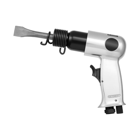 Air Hammer 4500 BPM Pneumatic Hammer, 1.57" Stroke with 4 Chisels, Round Shank Air Chisel Tool for Metal Cutting, Concrete Demolition, Scraping