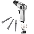 Air Hammer 4500 BPM Pneumatic Hammer 1.57 in Stroke 4 Chisels Round ...