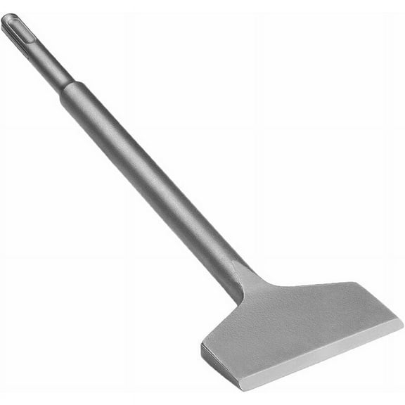 Air Hammer Chisel Bit for Thinset Removal, Industrial Grade Tool with Crankshaft Design, Drop Forged Steel Alloy Blade for Heat-Treated High-Quality Steel, Tile Removal for