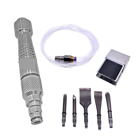 Air Hammer Kit Air Shovel Mini Pneumatic Hammer Pneumatic Shovel Tool Home DIY Engraver Hospital Plaster Remover ,Ergonomic Design
