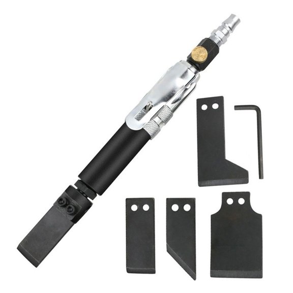 Air Hammer Pneumatic Rust Remover Shovel Carving Spatula Knife Air Chisel Impact Head Pneumatic Chisel Shovel 100C ,Easy to Use