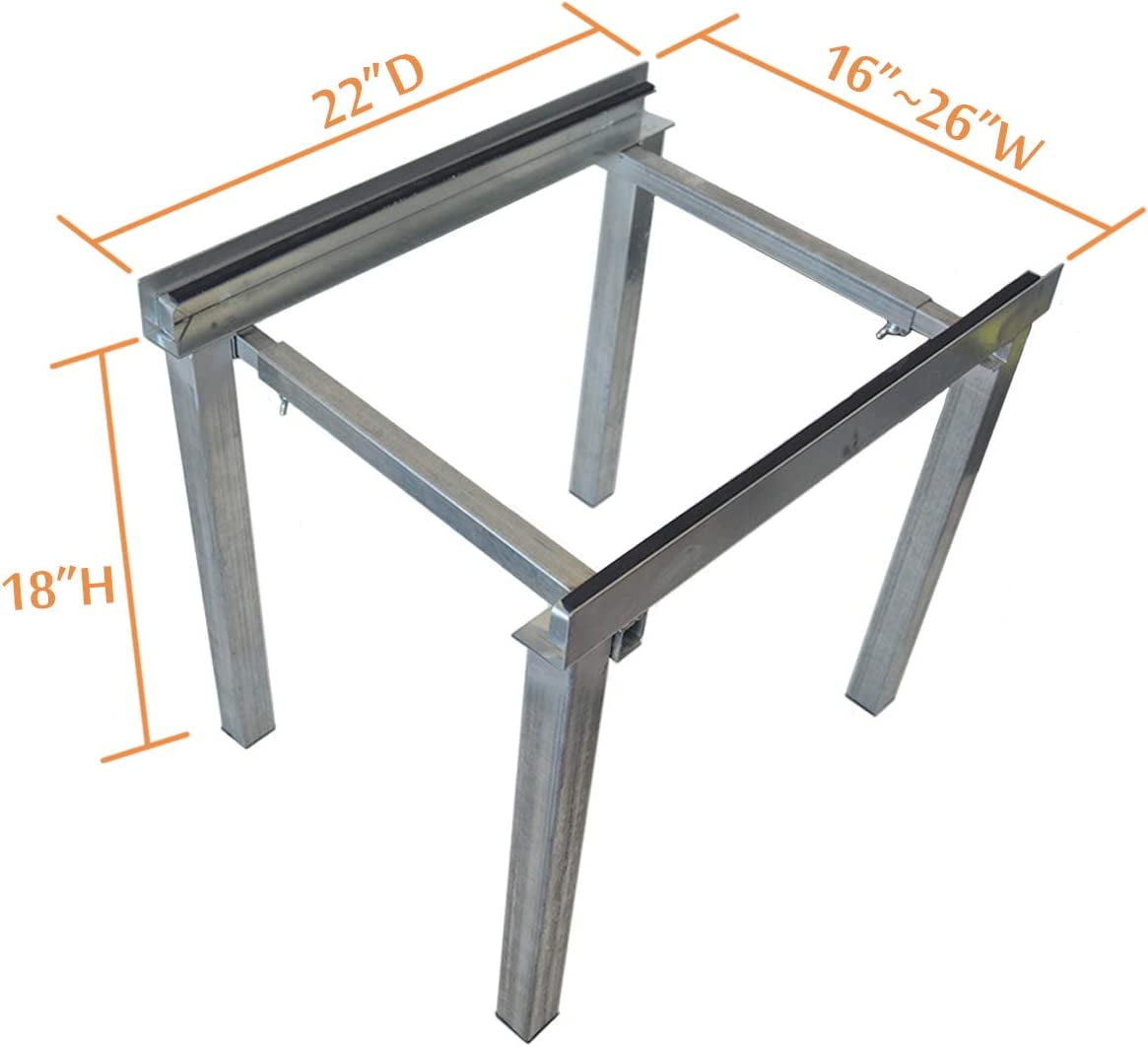 Air Handler Stand Heat Pump Base, Gound Stand for Central Air Conditioner Heavy Duty
