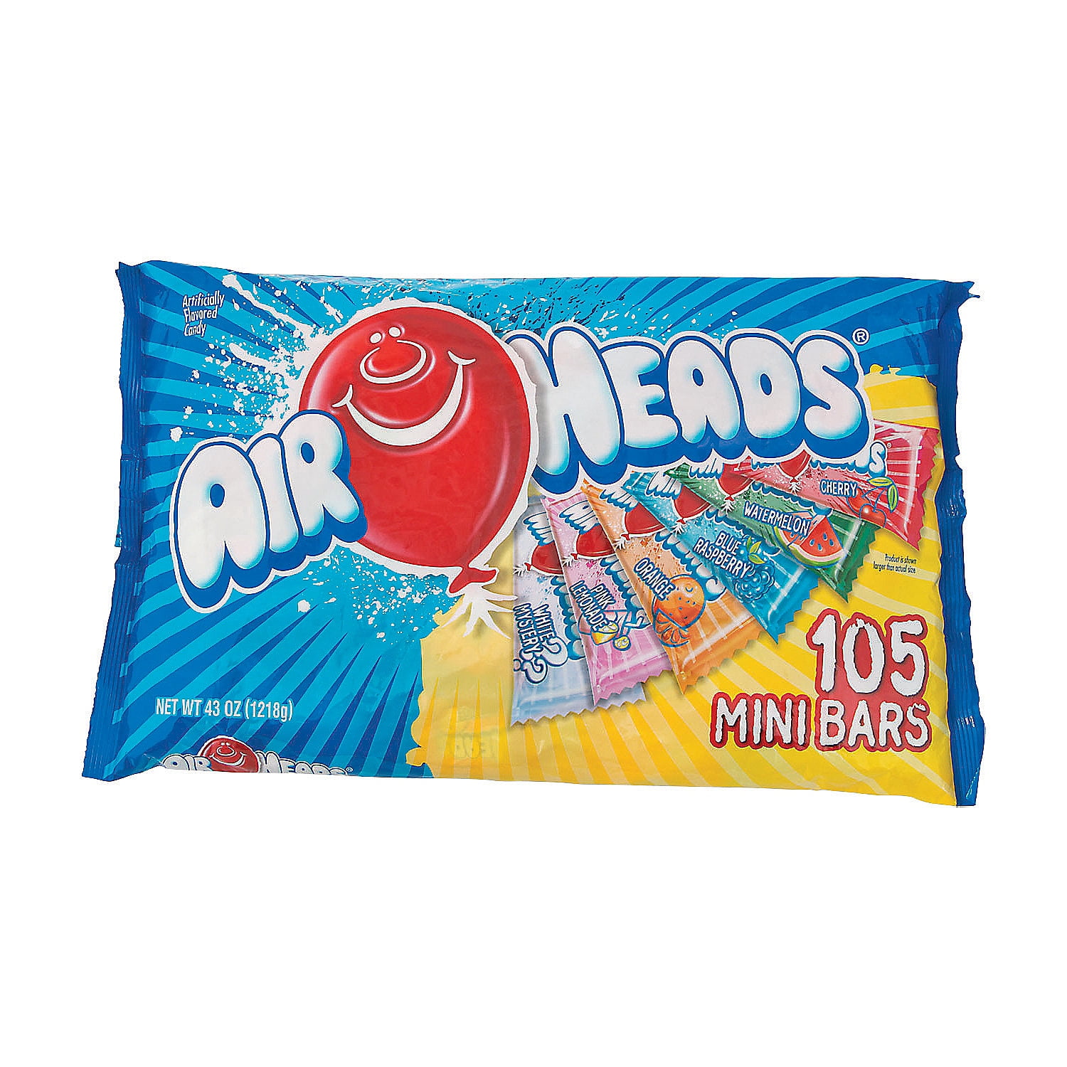 Air Heads® Mini Candy Bars Candy Soft & Chewy Candy 80 Pieces