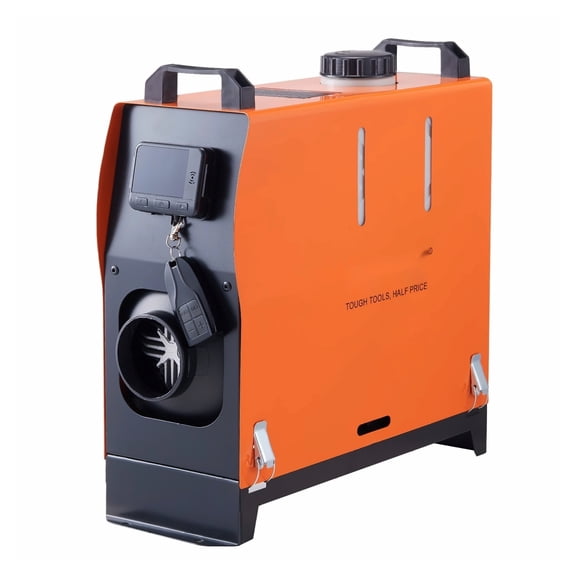 Air Heater 12V 5KW All-in-One Diesel Heaterwith Remote & LCD Display for RV Trailer VanIndoor Use - Rapid Heating