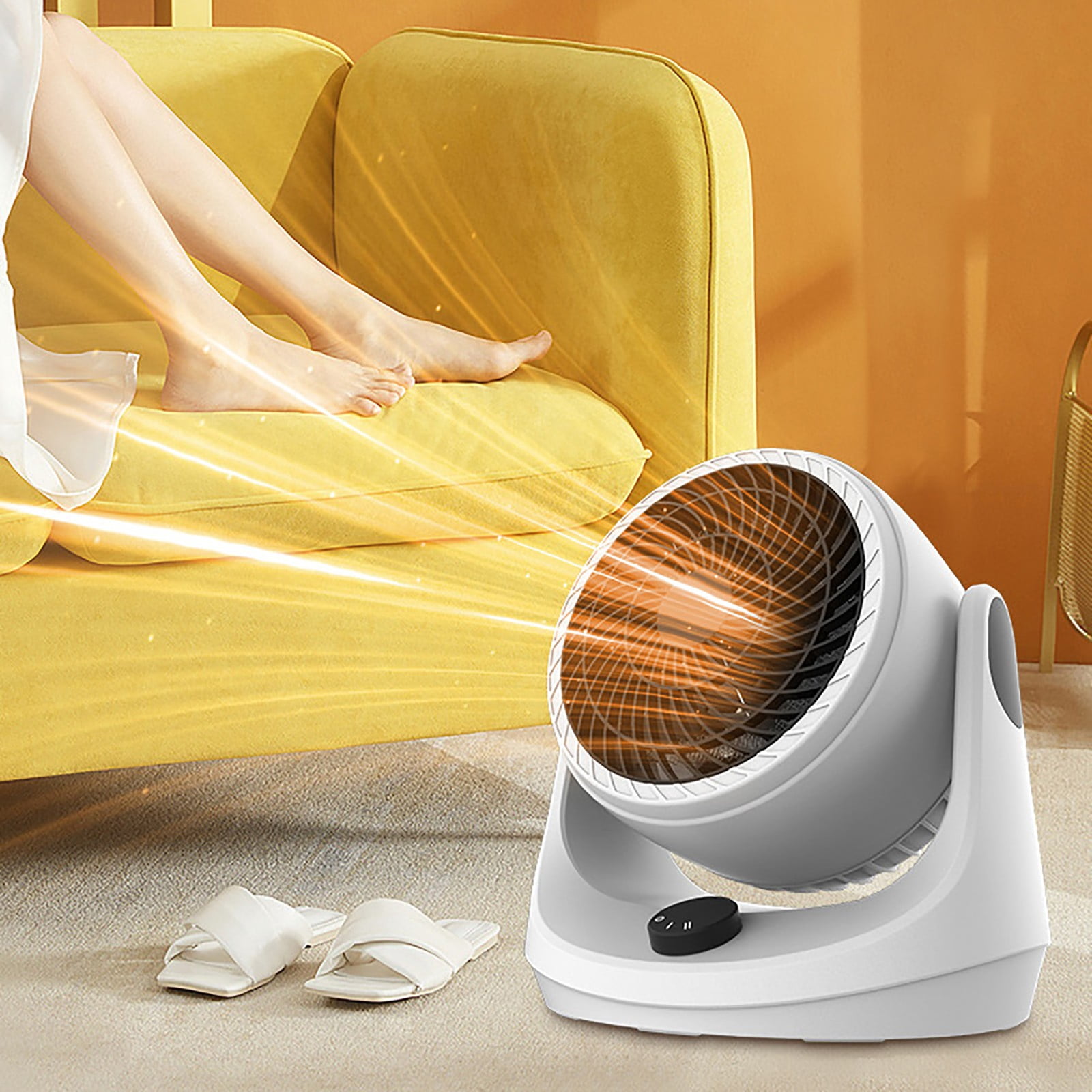 Air Heater, White Mini Heater, Personal Space Heater, Portable 1000w ...