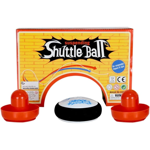 Air Hockey Hover Puck, Floating Hockey with 2 Red Air Hockey Presses, Party Game Toy for Kids Classroom Rewards & Group Play