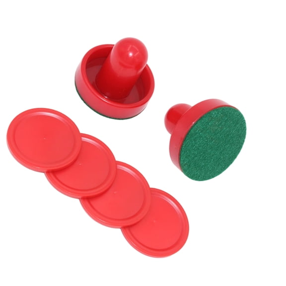 Air Hockey Pusher with 4 Pucks Home Standard Air Hockey Paddle and Pucks