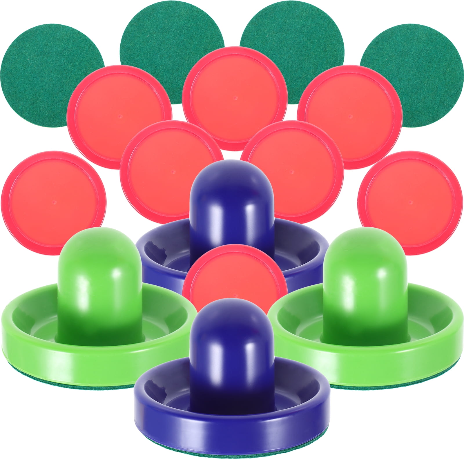 Onaparter Air Hockey Set Party Supplies Ice Paddles Table Accessories Tabletop Pusher Pushers