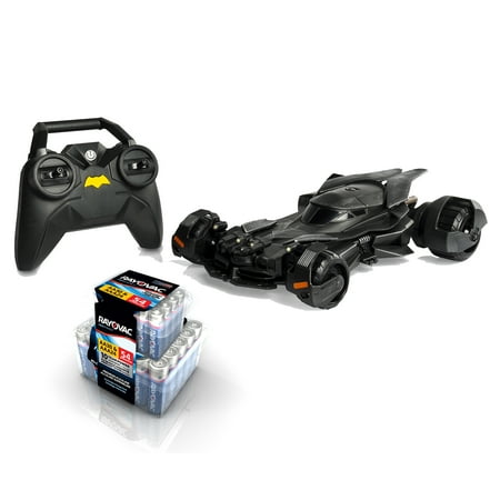 Air Hogs Batman vs. Superman Batmobile & Rayovac Battery Bundle