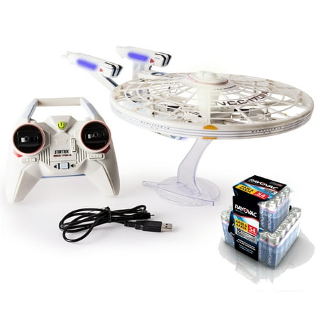 Air Hogs, Star Trek U.S.S Enterprise Drone & Rayovac Battery Bundle