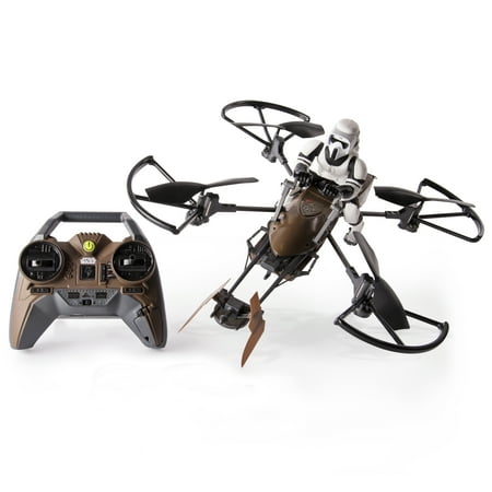 Air Hogs - Star Wars Speeder Bike Remote Controlled Drone & Rayovac Battery Bundle