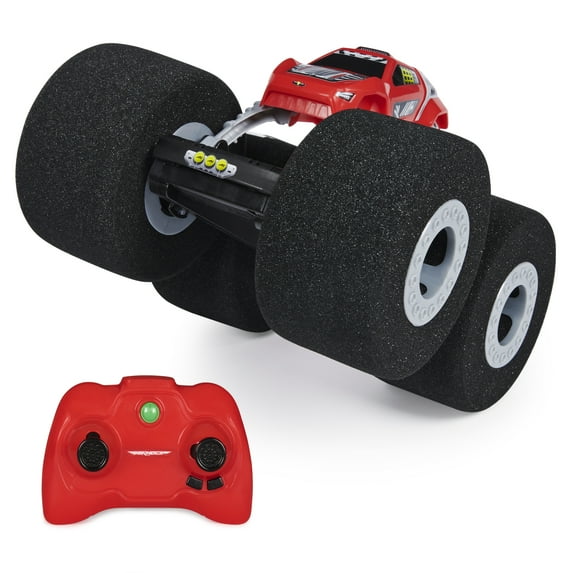 Air Hogs Super Soft, Stunt Shot Indoor Remote Control Stunt Vehicle with Soft Wheels, for Kids Aged 5 and up