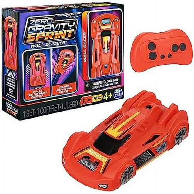 Air Hogs Zero Gravity Sprint Wall Climber Race Car Red USBC