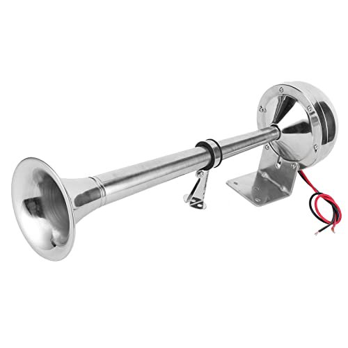Air Horn, Air Horn Large Size Single Marine Grade 304 Stainless Steel