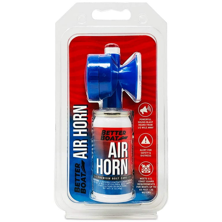 Air Horn Can for Boating & Safety Very Loud Canned Boat Accessories Hand  Held Fog Mini Marine Air Horn for Boat Can and Blow Horn or Mini Small Air  Horn Can Compressed