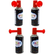 Toner Depot Air Horn, Portable Noise Maker for Safety, Party, Sports, Boat, Small Size, 4 Pack 0.53 oz