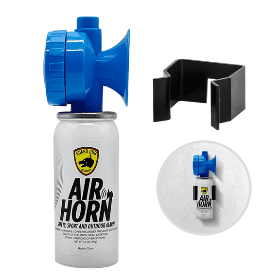 Guard Dog Security Air Horn for Safety, Loud and Min Blow Horn for Marine, Football Games, Sporting Events, Powerful 1-mile Sound Blast 1.4 oz, 1 pack