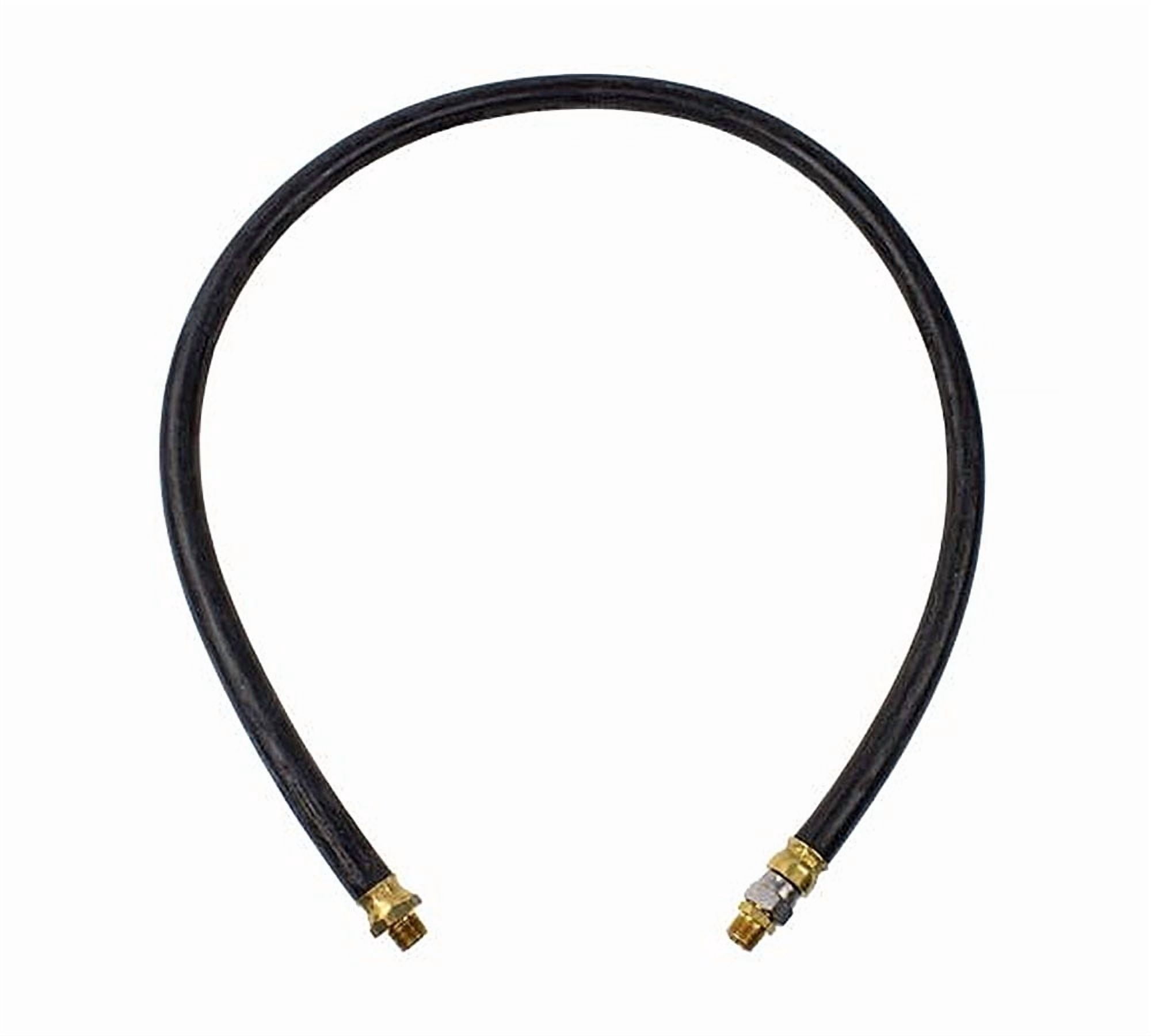 Air Brake Hose Assembly 34" x 3/8"-18 for Semi Trucks | 3/8" ID 3/8" NPT 225 PSI 1 Fixed 1 Swivel DOT FMVSS106 SAE J1402 | Replaces 16634 1613466 146034 21073 32002-03 453234 E858034