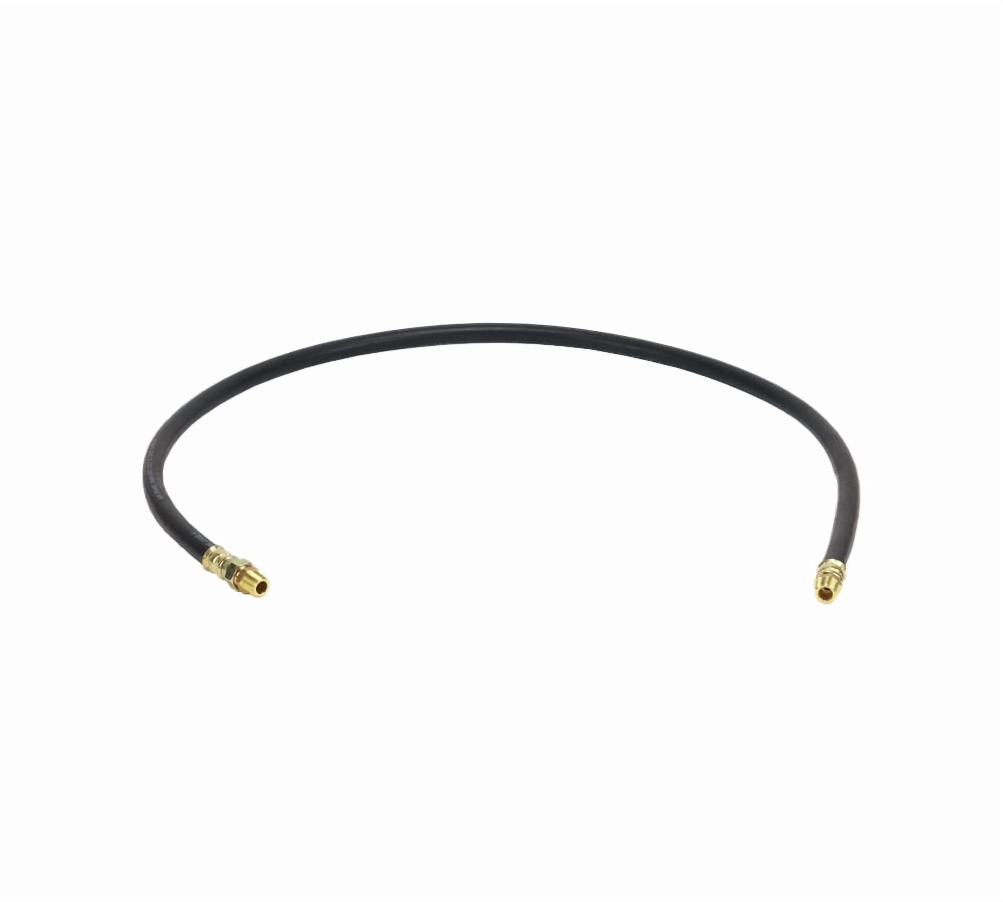 Air Brake Hose Assembly 54" x 3/8"-18 for Semi Trucks | 3/8" ID 3/8" NPT 225 PSI 1 Fixed 1 Swivel DOT FMVSS106 SAE J1402 | Replaces 16654 16154-66 146054 21111 453254 53-1566 E-8580-54