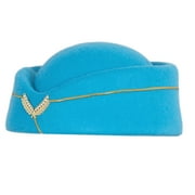 TOP5EX Air Hostesses Hat Stewardess Hat Beret Hat Women Formal Uniform Caps Accessory