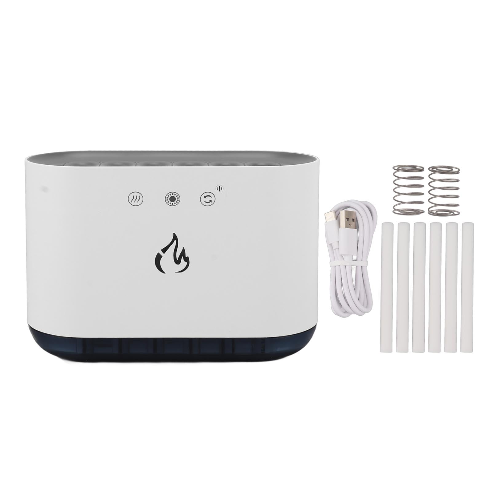 Air Humidifier With 7 Lighting Effects USB Type C 900ML 6 Atomizing Nozzles Desktop Humidifier
