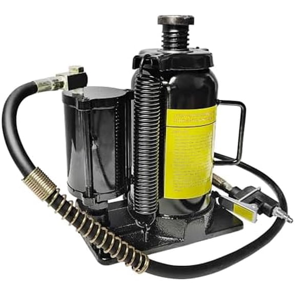 Air Hydraulic Bottle Jack with Manual Handle & Air Pump, 20 Ton/40000 LBS Heavy Duty Auto Trailer Repair Lift, 10.23-20.07 inch Lifting Range$$Tools & Hardware Other