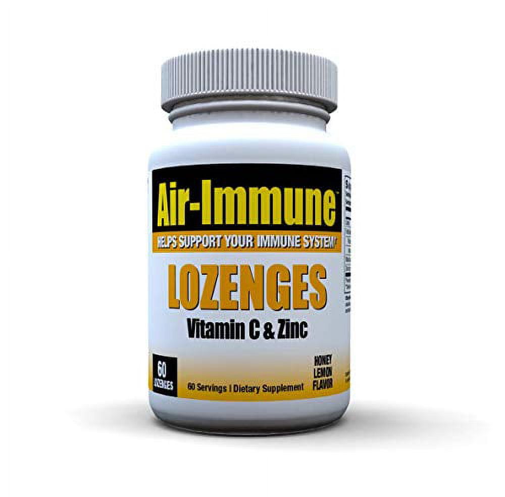 Air Immune Logenges with Vitamin C and Zinc, Supports Immune System