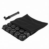 Air Inflatable Mosaic Wheelchair Seat Cushion, for Reducing Skin and Tissue Pressure and Preventing Pressure Sores, Tailbone Pain Relief 16.5"*16.5"