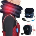 thumbnail image 1 of Air Inflatable Neck Pillow Cervical Head Traction Pain Relief Therapy Device, 1 of 8