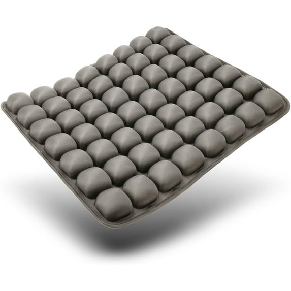 Air Inflatable Travel Seat Cushion, Portable Breathable Comfort Cushion, 56 Air Bubble Design for Airplane, Car, Office Chairs & Home Living – Lightweight & Ergonomic Support