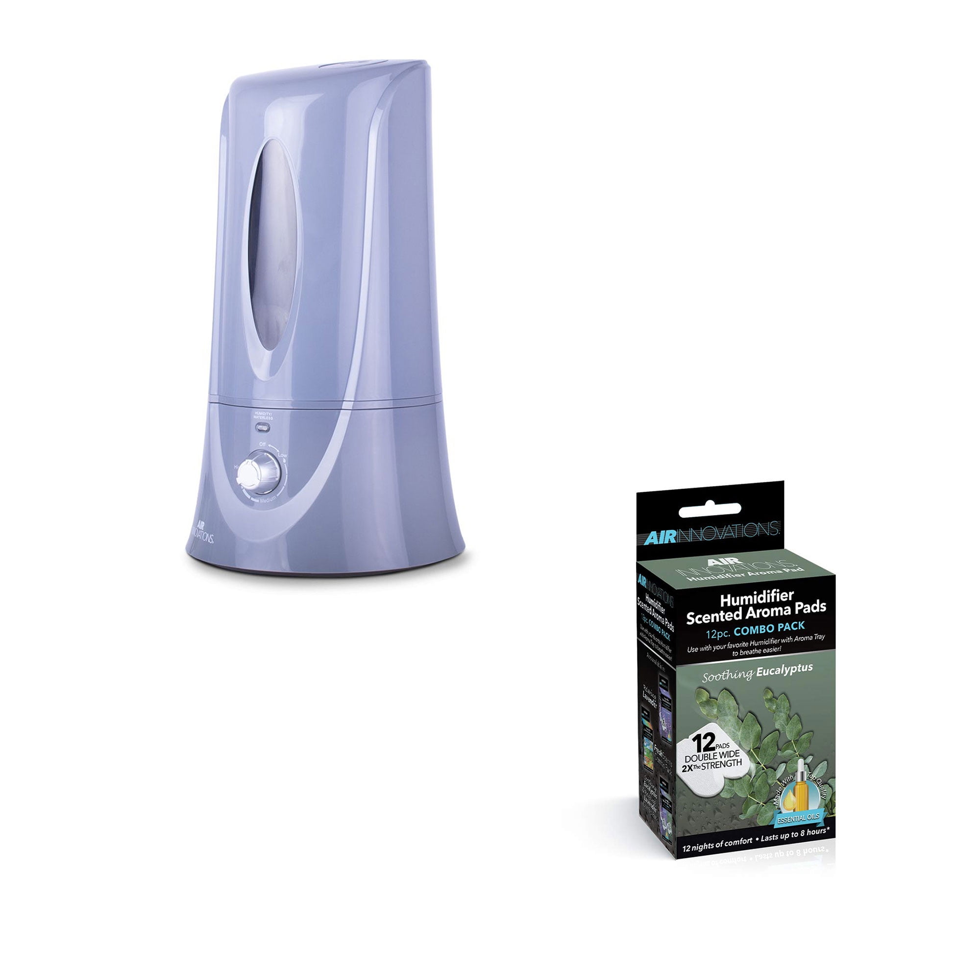 Air Innovations 1.1 Gal Cool Mist Humidifier w/ Aromatherapy Refill