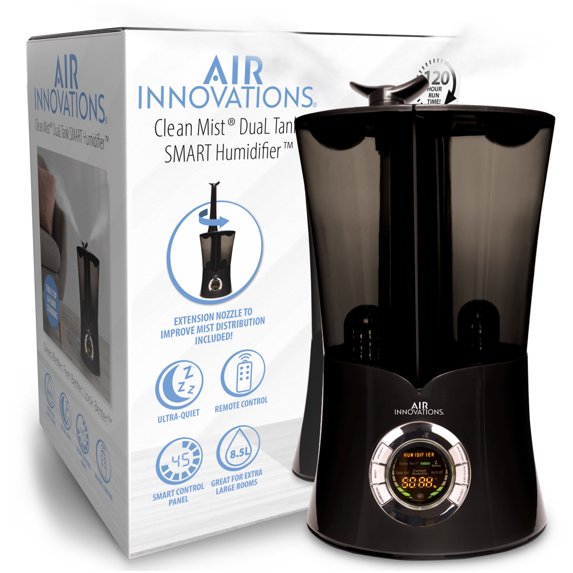 Air Innovations 2.15 Gal. Cool Mist Dual Tank Digital Humidifier for Large Rooms Up to 700 sq. ft