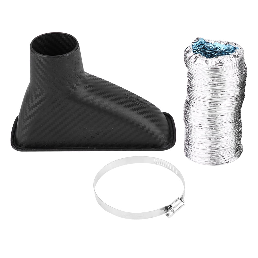 Air Intake Inlet Pipe Air Funnel Universal Air Intake Front Bumper Air