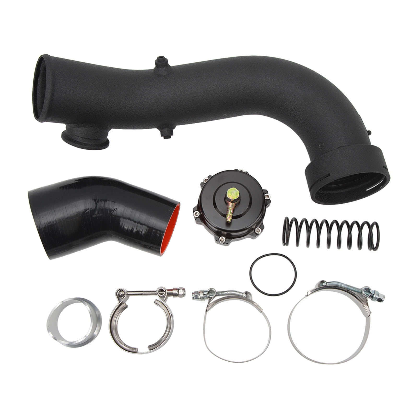 Air Intake Turbo Pipe Kit with 50mm BOV Increase Engine Efficiency