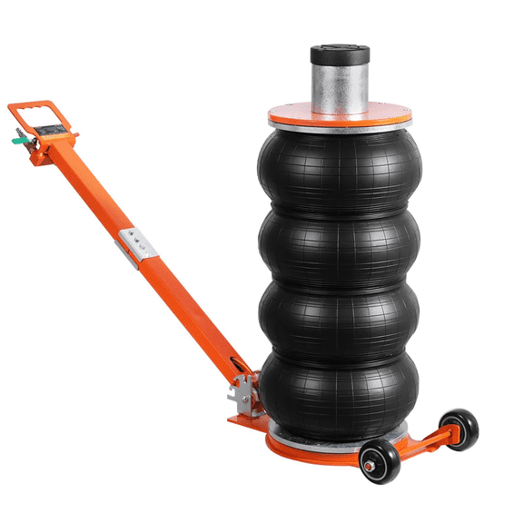 Air Jack 6 Ton Pneumatic Jack - 13000 lbs Capacity, Heightened Column, Adjustable Handle for Trucks & Sedans