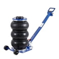 thumbnail image 1 of Air Jack,  Lift up to 17.7", 3-5 s Fast Lifting Pneumatic Jack, with Adjustable Long Handles for Cars,3 Ton/6600 lbs Triple Bag Air Jack, Airbag Jack with Six Steel Pipes, Garages, Repair (Blue), 1 of 11