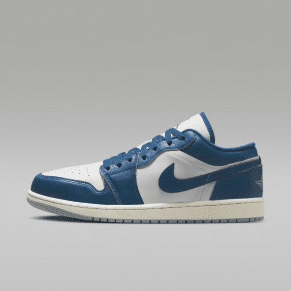 Air Jordan 1 Low SE Men's Shoes Color: White/Blue Grey/Sail/Industrial Blue Size: M 14 / W 15.5