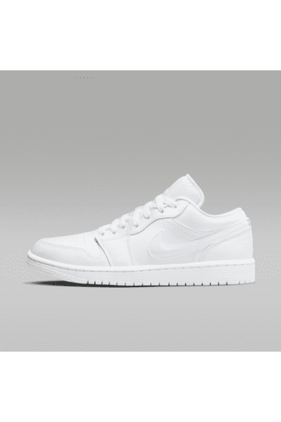 Women's Jordan 1 Low White/White-White (DV0990 111) - 5