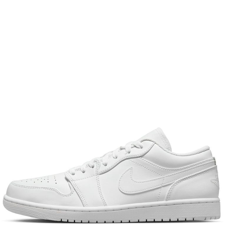 シューズ(男性用) Jordan 1 low white Men's Jordan 1 Low White/White-White (553558 136) - 13 - Walmart.com
