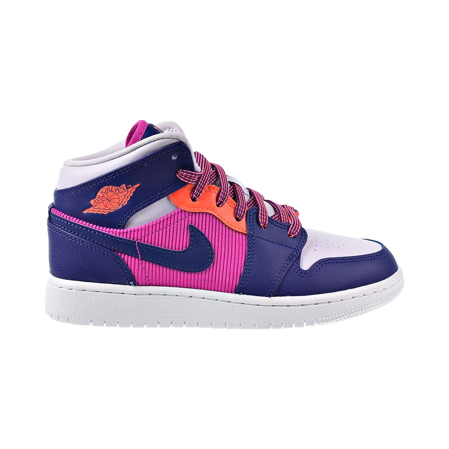 blue purple and pink jordans