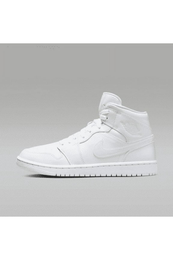Women's Jordan 1 Mid White/White-White (DV0991 111) - 9.5